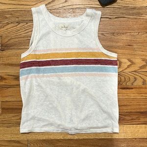 Thread and Supply-striped tank top- medium